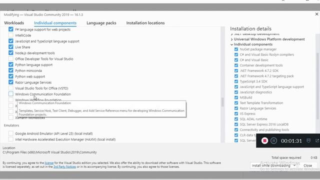 Installing wcf in Visual Studio 2019 смотреть онлайн