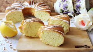 Лимонный кекс на кефире