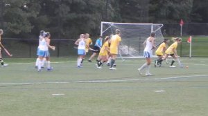 Final seconds/Garrison Forest celebrates Bryn Mawr/Garrison Forest field hockey 9/27/12