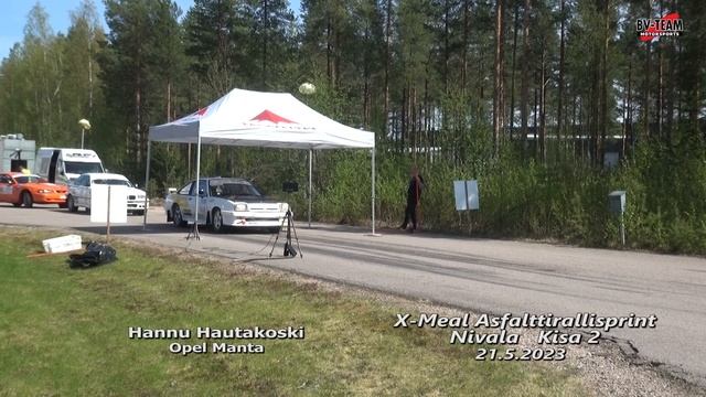 Nivala sprint 2023 Volvo 740 & Opel Manta B