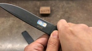 Нож "Сова" черный Stonewash от Кизляр.