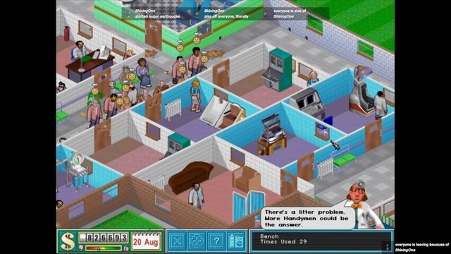 Stream overlay (Theme Hospital)