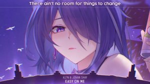 Nightcore - Easy On Me (Lyrics) музыка