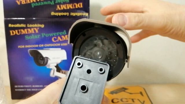 Fake Dummy Camera Solar Powered Blinking Red LED Light / Falsk solkamera смотреть онлайн
