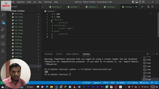 Short-hand if else in Python | Python Course For Zero to Advanced | Tutorial # 29
