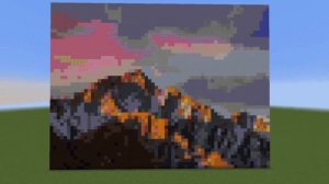 Apple Wallpaper Pixel Art in Minecraft - NOOB vs PRO vs HACKER