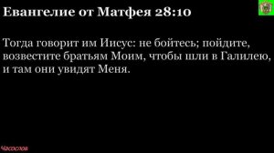 Аудиокнига. Библия. Новый Завет. ЕВАНГЕЛИЕ ОТ МАТФЕЯ. Глава 28