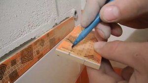 Облицовка плиткой ванной комнаты ч.13