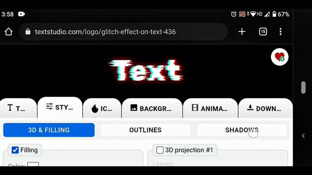 Glitch Text For Thumbnail 😉 in 1 Minute  | Create Online| смотреть онлайн