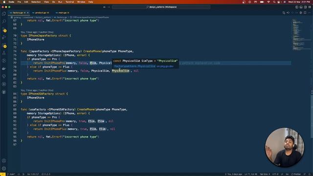 Factory Design pattern | Go (Golang) | How to implement code