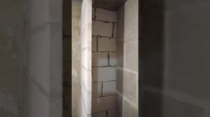 Вспомогательные перегородки из пеноблоков - в прихожей и ванной