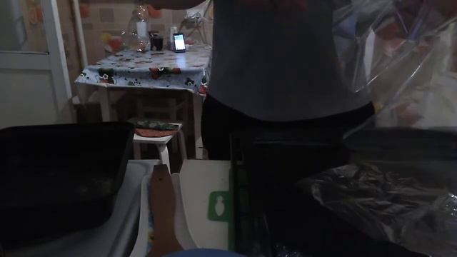 куриные спинки с овощами в духовке смотреть онлайн