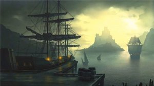 ФУТАЖ - ПИРАТСКИЙ КОРАБЛЬ-