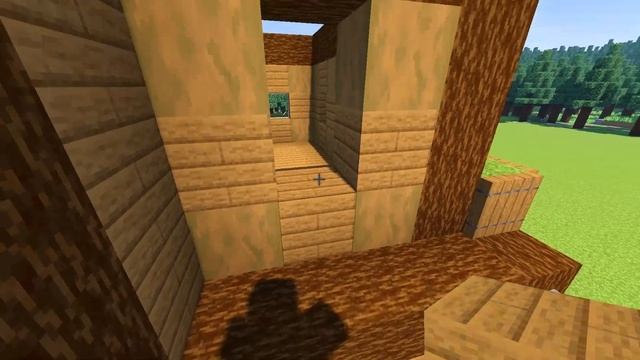 Стартовый деревянный дом для выживания в майнкрафте - База minecraft