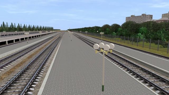 Движение поездов на Южном вокзале Москвы | Trainz12 смотреть онлайн