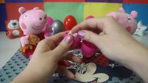 Свинка Пэппа Peppa Pig Открывает яйца с сюрпризом Подарочек Смеш