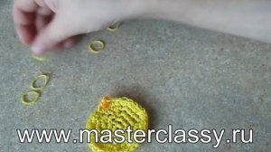 3D Rainbow loom: smile. Веселый смайлик из резиночек