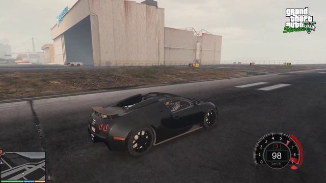 GTA 5-PC CAR MOD Bugatti Veyron -  Automatic Spoiler  v4.0 Final