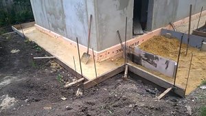 Гидроизоляция, отмостка,крыша,пол по грунту