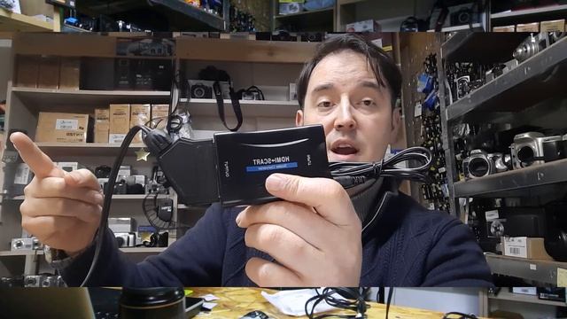 HDMI to SCART Video Audio Upscale Converter Adapter HD 1080P смотреть онлайн