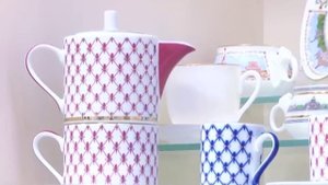 Императорский фарфор Кобальтовая сетка.
