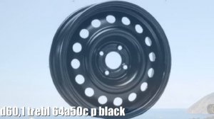 Диски trebl r15 4x100 6j et50 d60,1 trebl 64a50c p black Отзывы Обзор