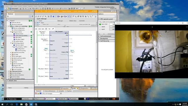 PID Control PLC Siemens S7 1200 смотреть онлайн