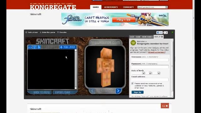 Minecraft Skin Maker No crap or downloads смотреть онлайн