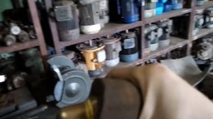 Вакуумный насос 2НВР-5Д (в работе)