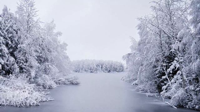 Невероятные пейзажи.ЗИМА. Снегопад. Волшебная Мелодия. Прекрасная музыка для