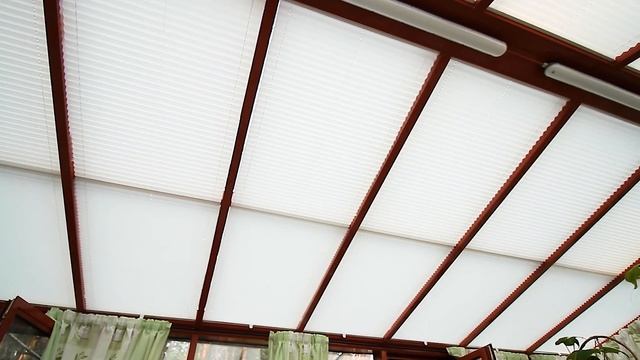 Шторы Плиссе | Проект «Зимний сад» от компании Ролатекс смотреть онлайн