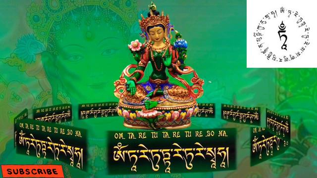 OM TARE TUTTARE TURE SOHA / Jetsun Dolma Mantra /སྒྲོ་མ། #tibetanprayer