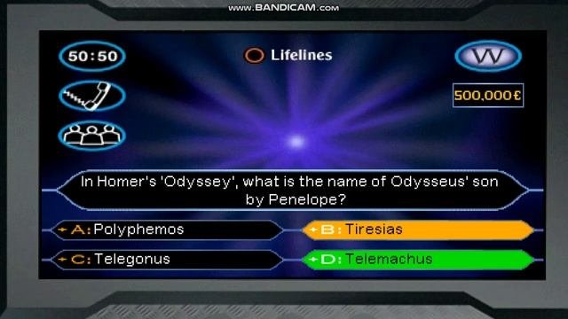 Who Wants To Be A Millionaire - Final Question Failure Montage In Video Games