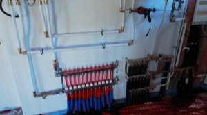 Система отопления только теплым полом в частном одноэтажном доме