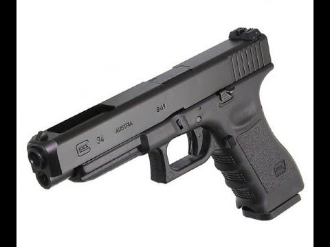 Обзор страйкбольного пистолета Glock 34 от производителя E&C! смотреть онлайн