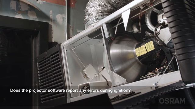 No ignition of a XBO lamp (for a Christie projector) смотреть онлайн