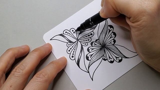 Drawing Zentangle – AYAME смотреть онлайн