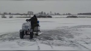 Снегоход из мотоблока