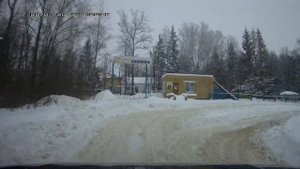 Заречье Вилладж - зимняя дорога на горнолыжный курорт