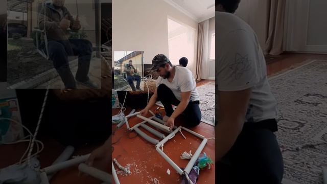 Детская качеля, своими руками! смотреть онлайн