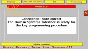 Citroen C5   How to Program Keys with Lexia 3 Citroen Remote Key Fob Reprogramming Key Chip Recode