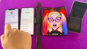 Incoming & Outgoing call iPhone 11 PM / Samsung Z fold / Z flip 3 / A52 & Apple Watch 3