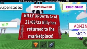 Roblox billy land…