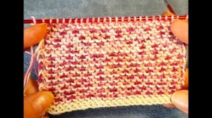 Платочная вязка в технике "бриошь" / когда нравится смотреть на мелкие детали ;)