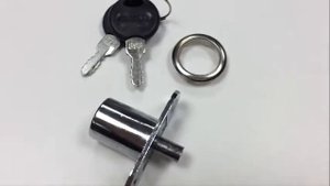 Нажимной замок 105 для раздвижных дверей