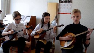 Трио домристов: Дегтярёв Даниил, Ивановская Мария, Михновец Варвара, А. Даргомыжский "Ванька-Танька