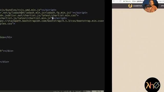 CSS, Chartist.js, RxJs, lodash смотреть онлайн