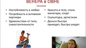 Тема 2. Лекция 11. Венера в Овне.