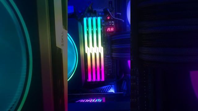 Gigabyte Aorus RGB Fusion - G.Skill Trident Neo Fault