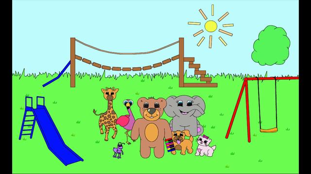 Toddlers nursery rhymes. London Bridge - learning piano for beginners - Benjamin and Friends смотреть онлайн